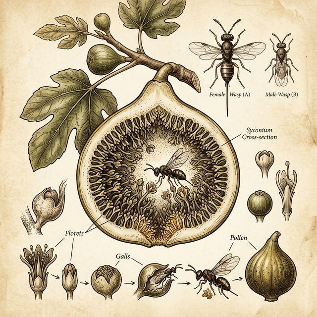 无花果树与黄蜂的共生